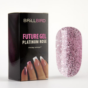 Future gel Platinum Rose / Polygel Akril Zselé/ 30g